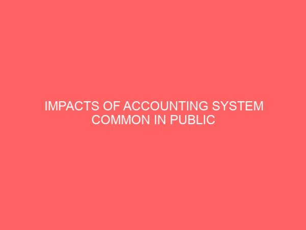impacts of accounting system common in public sector 2 56666