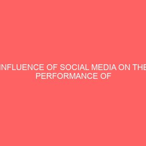 influence of social media on the performance of secondary school student as perceived by teachers 47304