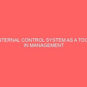 internal control system as a tool in management system 57643