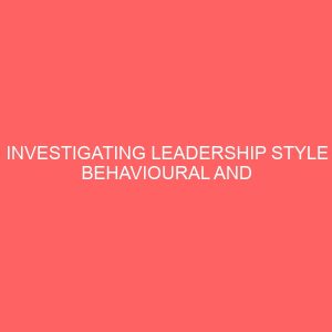 investigating leadership style behavioural and managerial competency of successful hr manager 84014