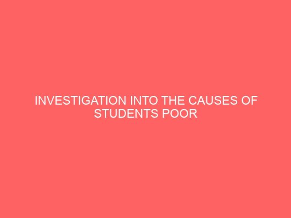 investigation into the causes of students poor attitude towards the study of secretarial administration in tertiary institutions 63127