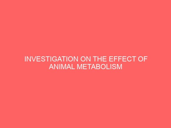 investigation on the effect of animal metabolism on urban heat island production 78737