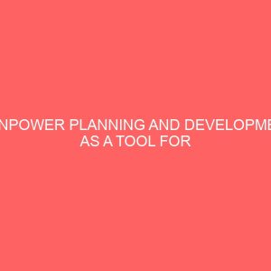 manpower planning and development as a tool for higher productivity 83919
