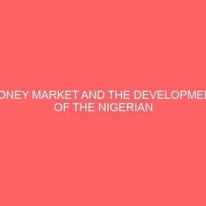 money market and the development of the nigerian economy 60664