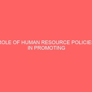role of human resource policies in promoting industrial harmony in nigeria 84075