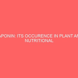 saponin its occurence in plant and nutritional implications in farm animals 78807