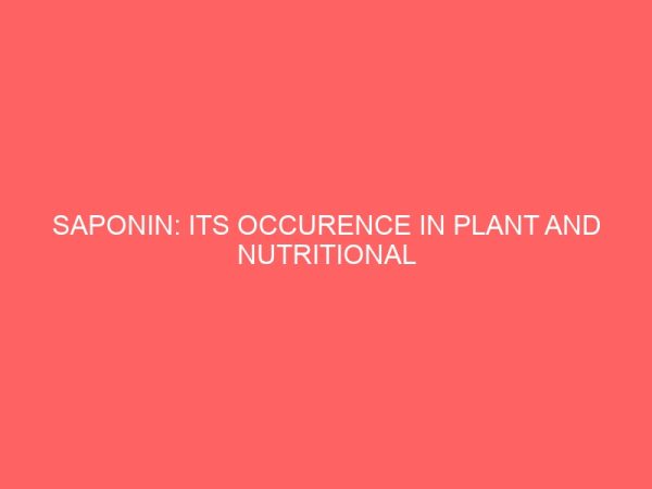 saponin its occurence in plant and nutritional implications in farm animals 78807