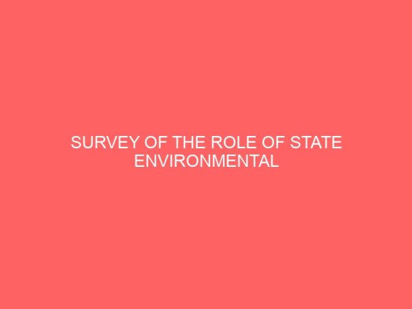 survey of the role of state environmental protection agency sep in waste managementa case study of katsina metropolis 44795
