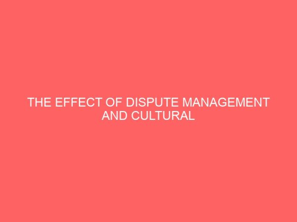 the effect of dispute management and cultural diversity on employee performance 84210