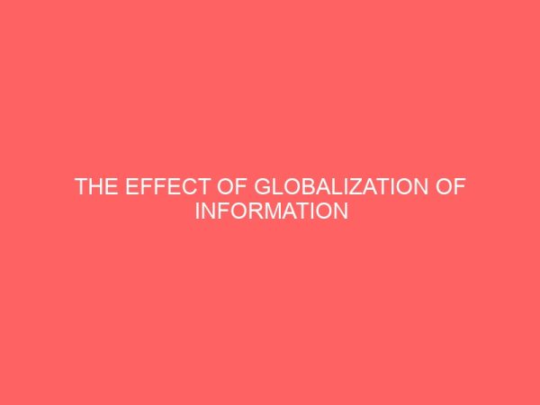 the effect of globalization of information technology on office services 62145