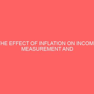 the effect of inflation on income measurement and the effect on low income earners 57700