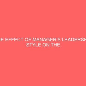 the effect of managers leadership style on the secretarys productivity 64798