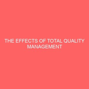 the effects of total quality management on productivity using the probit model 58115