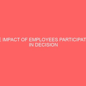 the impact of employees participation in decision making in nigerian public sectors 2 81115