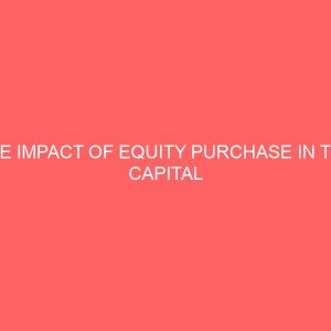the impact of equity purchase in the capital market 2000 2007 57178