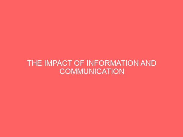the impact of information and communication technology ict on manpower development in nigeria a case study of enugu north l g athe impact of information and communication technology ict on manpo 84245