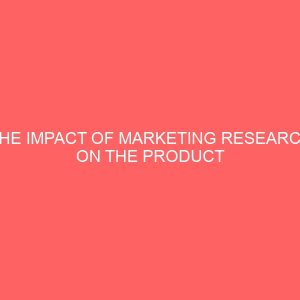 the impact of marketing research on the product planning and development of household products 44033