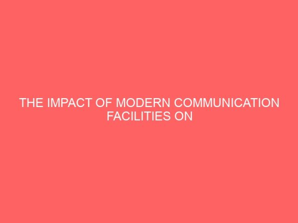 the impact of modern communication facilities on the secretary 62650