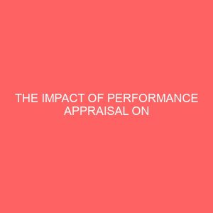 the impact of performance appraisal on productivity 83841