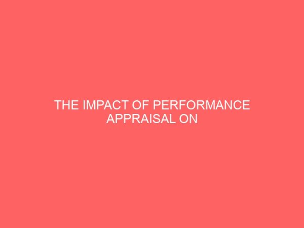 the impact of performance appraisal on productivity 83841