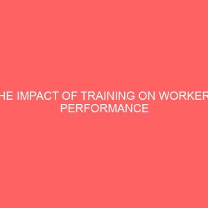 the impact of training on workers performance 84121