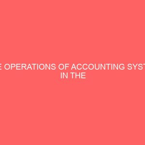the operations of accounting system in the nigerian small and medium scale enterprises 2 57984