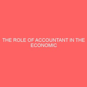 the role of accountant in the economic development of organisation 59479