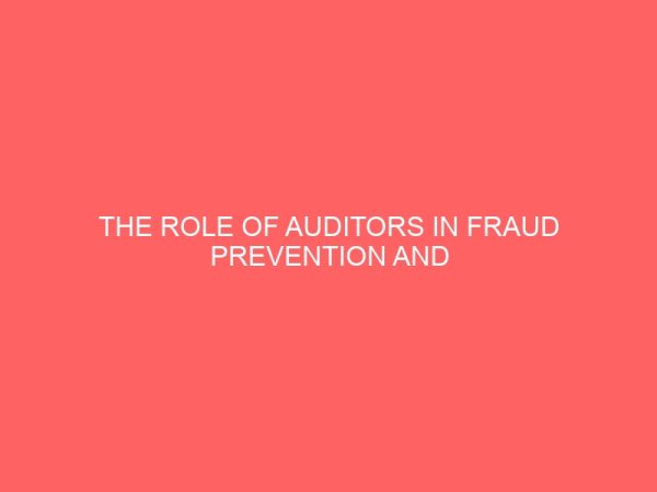 the role of auditors in fraud prevention and detection in an organization 2 57942