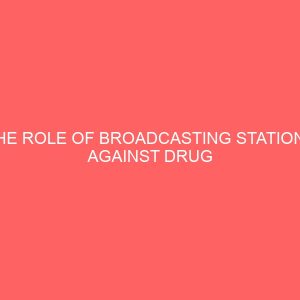the role of broadcasting stations against drug abuses 43155