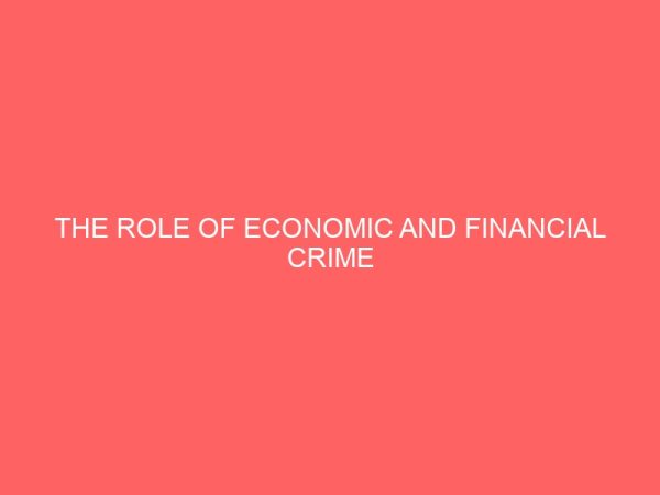 the role of economic and financial crime commission in government accountability between 2004 2015 64003