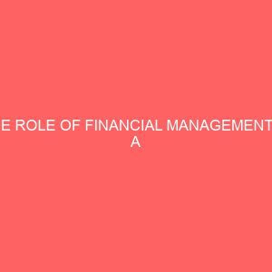the role of financial management in a co operative organization 58693