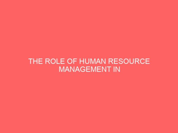 the role of human resource management in promoting industrial harmony 84065
