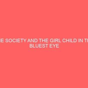 the society and the girl child in the bluest eye by toni morrison and kaine agarys yellow yellow 46418