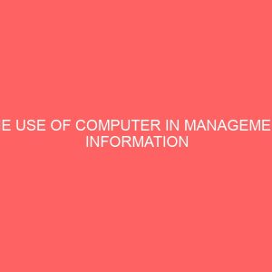 the use of computer in management information system 64951