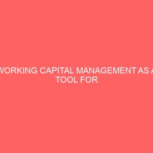 working capital management as a tool for cost minimization and profit maximization 65653