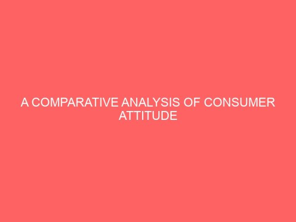 a comparative analysis of consumer attitude towards different brands of motor oil lubricant products in enugu urban 27460