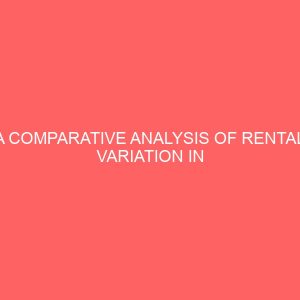 a comparative analysis of rental variation in residential and commercial properties in nigeria 31206
