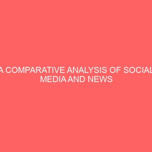 a comparative analysis of social media and news media on media reporting 36926