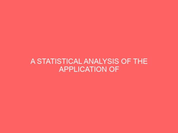 a statistical analysis of the application of accounting principles in the operation of an insurance company 42052