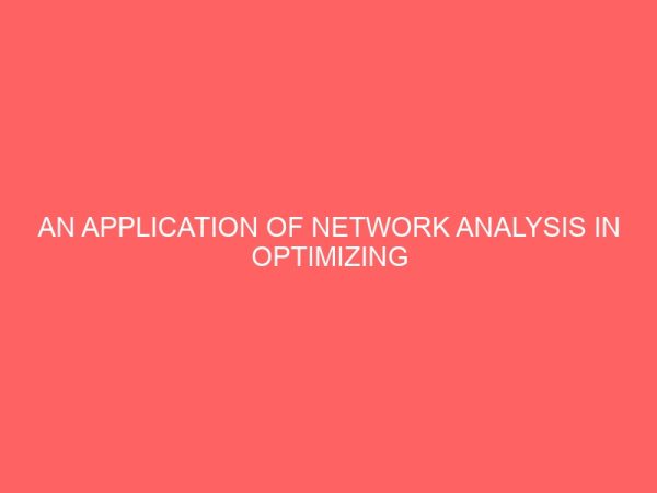 an application of network analysis in optimizing a building construction project 41671