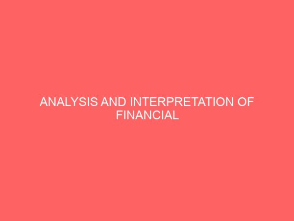analysis and interpretation of financial statement as a managerial tool for decision making a case study of nwokeji urban planning and architectural studio nupas 26376