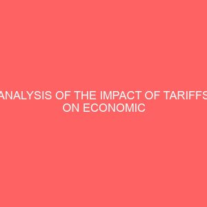 analysis of the impact of tariffs on economic growth in nigeria 1980 2010 2 32490