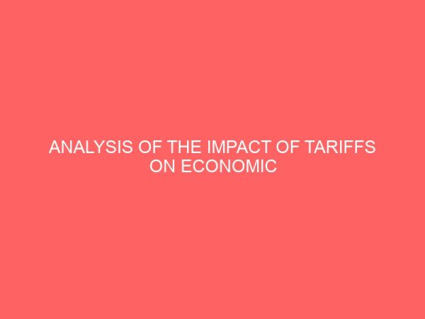 analysis of the impact of tariffs on economic growth in nigeria 1980 2010 29781
