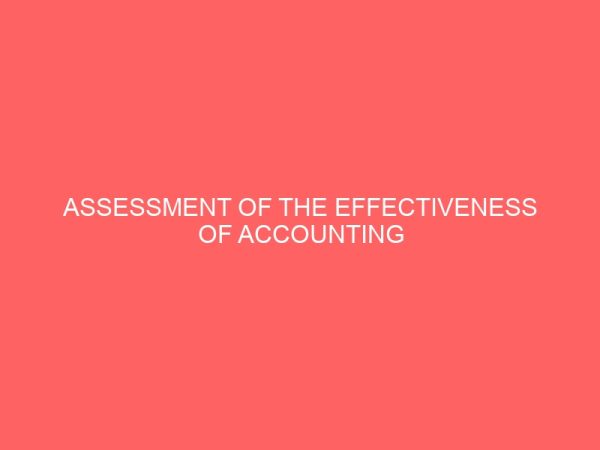 assessment of the effectiveness of accounting information as a tool for management decision a study of pz lagos 26777