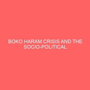 boko haram crisis and the socio political development of nigeria a case study of niger state 13498