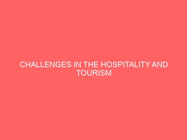 challenges in the hospitality and tourism industry in lagos 31567