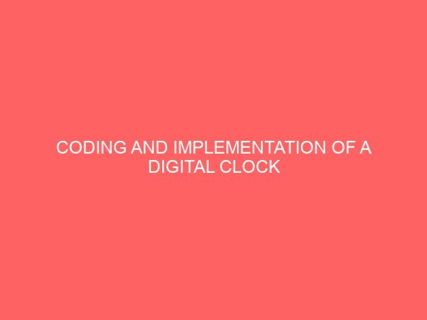 coding and implementation of a digital clock using andriod platform 31005
