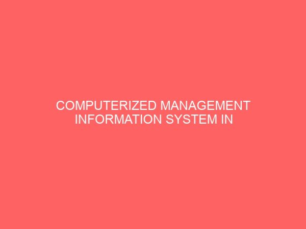 computerized management information system in bursary department 2 29243