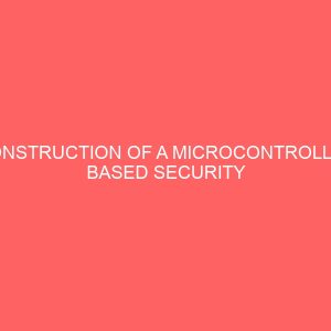 construction of a microcontroller based security door using smart card 2 30741