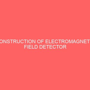construction of electromagnetic field detector 30918